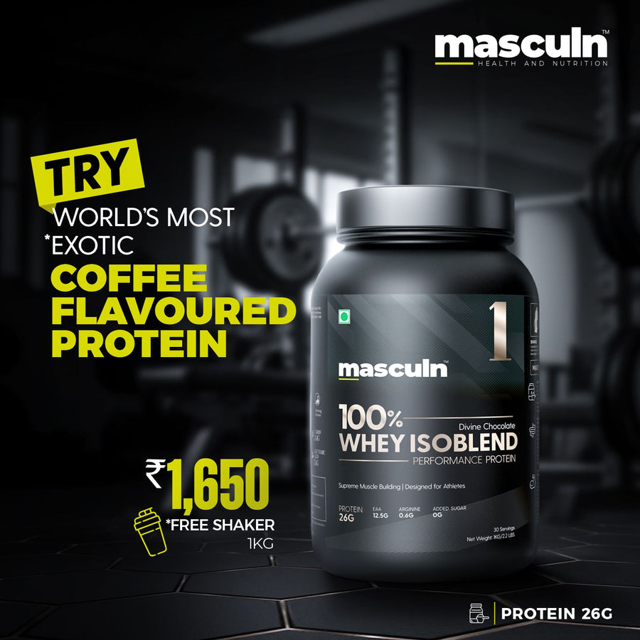 Masculn ISOBLEND Whey Protein Supplement for Men & Women