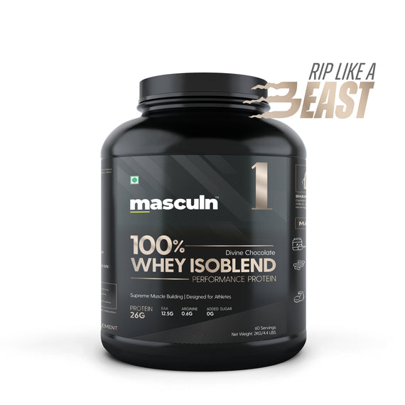 Masculn ISOBLEND Whey Protein Supplement for Men & Women 2kg
